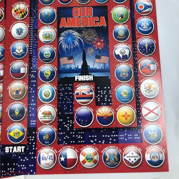 OUR AMERICA Board Game- A Game For All Generations - Picture 5 of 7